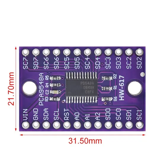 Módulo Expansor de I/O I2C PCA9548A 8 Canales HW-617

