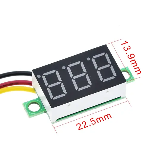 Pantalla LED 0.36 pulgadas 3 hilos - Rojo
