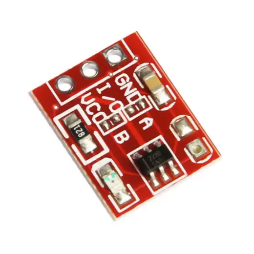 Pack de 10 Sensores Táctiles Capacitivos TTP223 Módulo Rojo