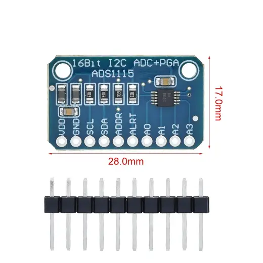 Modulo ADC 16bit ADS1115 con Interfaz I2C y PGA
