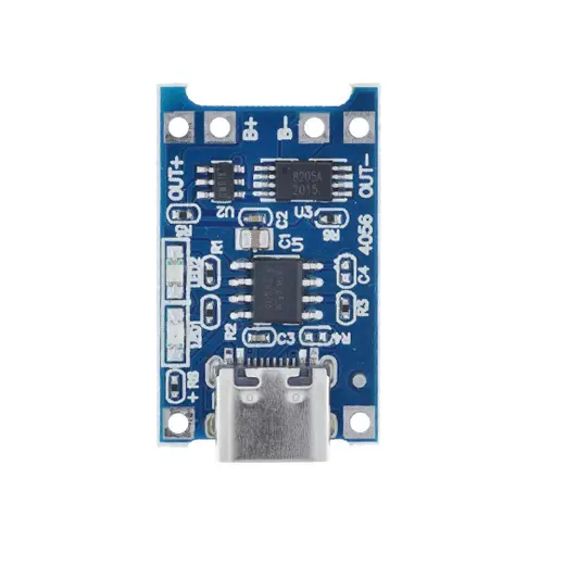 Pack 5 Módulos Cargador Tp4056 Usb-c 5v 1a Con Protección