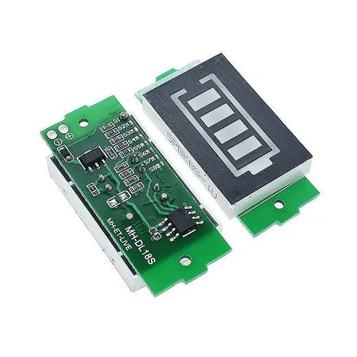 Indicador De Nivel De Batería 1-8s Litio Con Display Led