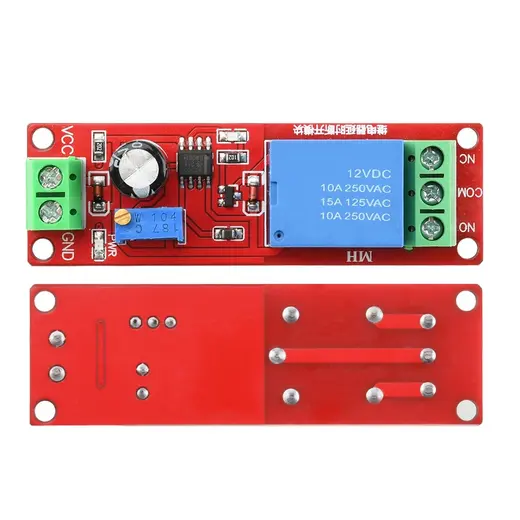 Módulo De Relé De Retardo De Tiempo De Cc 12v