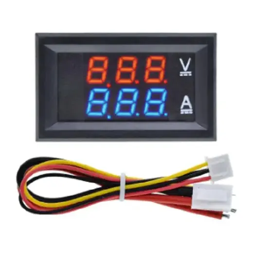 Mini Voltímetro - Amperímetro Led Panel Pantalla Digital