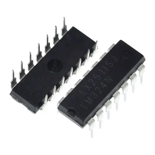 Amplificador Operacional Cuádruple Lm324 (pack 10 Unidades)