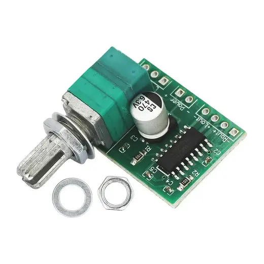 Módulo Amplificador Pam8403 2×3w Potenciómetro Verde 6 W