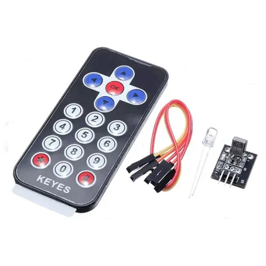 Kit control remoto infrarrojo de 17 teclas