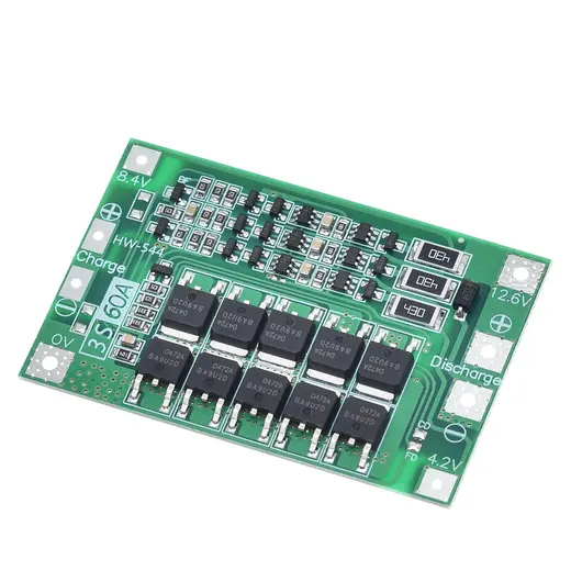 Módulo Bms 3s 60a Balanceado Para Baterías De Litio